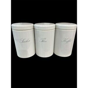 Vintage Brabantia Metal Canisters Dutch